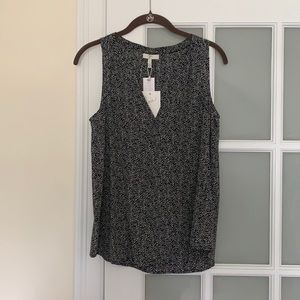 Joie Fifi silk blouse, caviar, size small